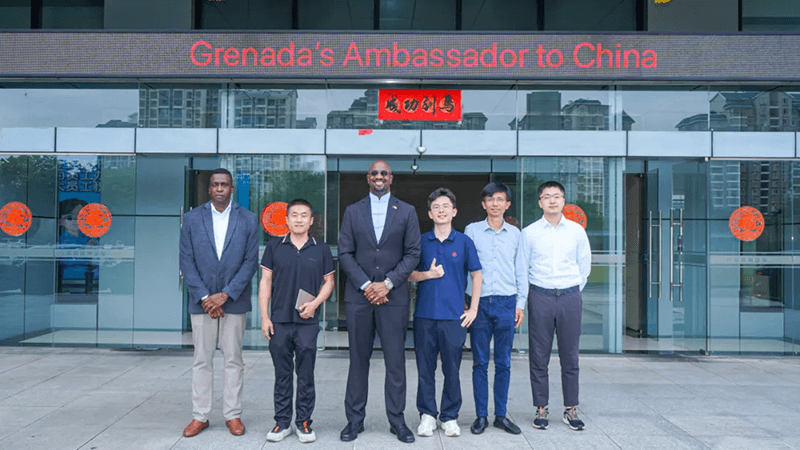 Ambassador of Grenada to China Visits DFLZM Cross-border E-commerce Accelerates DFLZM's Smart (