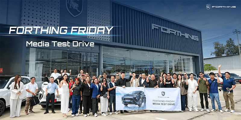 Forthing Friday Media Test Drive Concludes Successfully in Thailand, Showcasing REEV Excellence from Bangkok to Pattaya (1)
